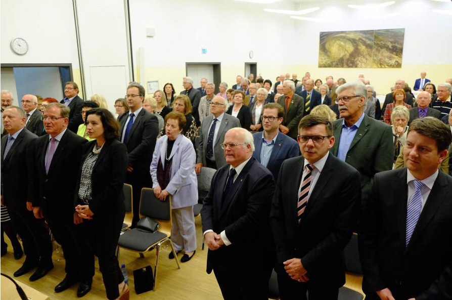 Der Kreisverband der Europa-Union (EU) feierte sein 60-jähriges Bestehen im katholischen Pfarrzentrum. Foto: Gerd Schaar