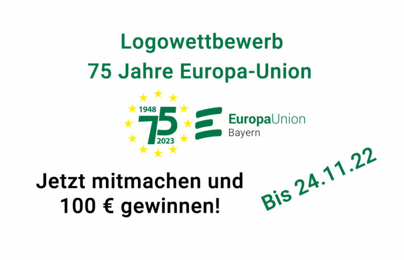 Logowettbewerb 75 Jahre Europa-Union