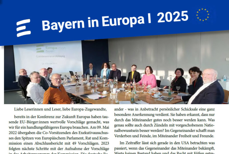 Bayern in Europa April 2025